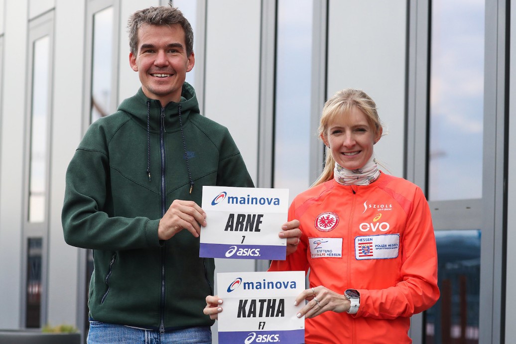 Arne Gabius und Katharina Steinruck