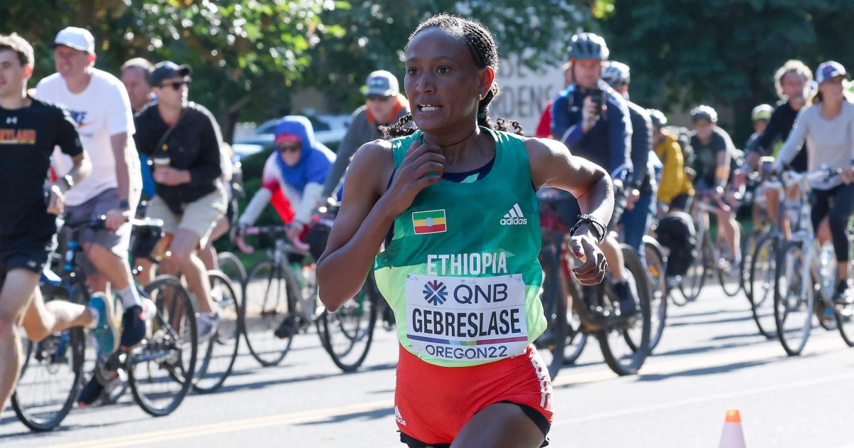 New York mit Weltmeisterin Gotytom Gebreslase und Titelverteidiger